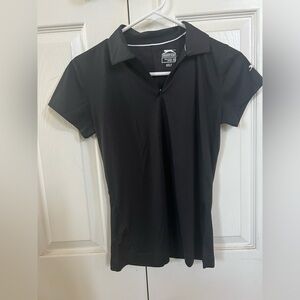 SLAZENGER Black Zip Polo BNWT